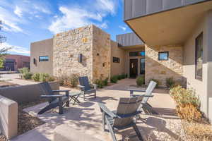 View of patio