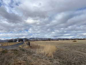 Down the road to the West View of Subject Property, on the right.