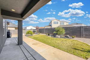 View of patio