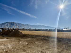 Property view of mountains featuring a rural view