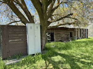 View of outbuilding