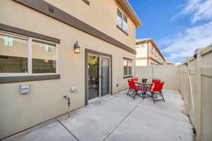 View of patio