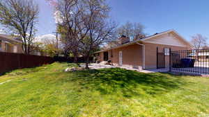 View of yard featuring a patio