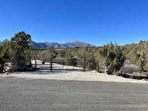 View of road featuring a mountain view