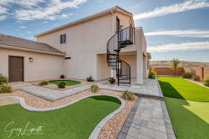 View of rear view of house