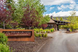 Exterior space with a mountain view