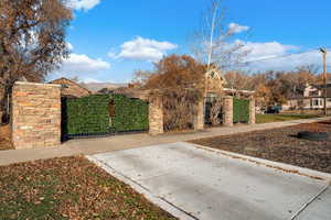 View of gate