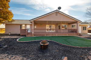 View of rear view of house