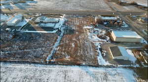 Aerial view of lot looking towards HWY 165