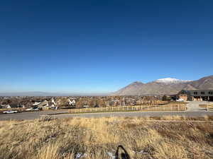 Mountain view featuring a rural view