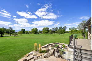 View of yard featuring a patio