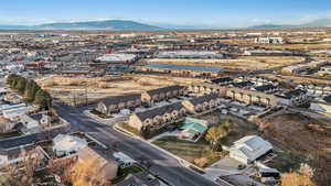 Bird's eye view featuring a mountain view