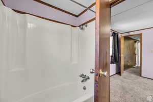 Bathroom featuring shower / tub combination