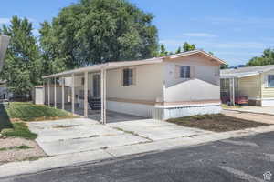 Manufactured / mobile home featuring a storage unit