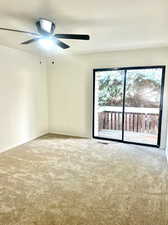 Bedroom #1 with ceiling fan