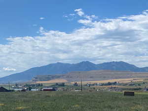 Property view of mountains featuring a rural view