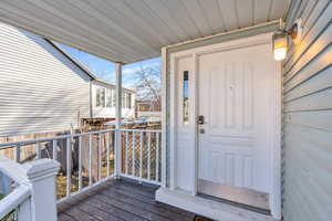 View of property entrance