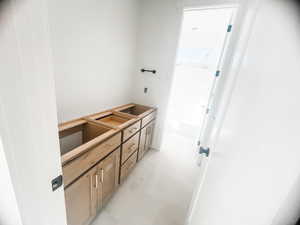 Bathroom featuring tile patterned flooring