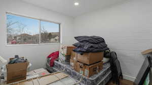 Bedroom featuring hardwood / wood-style floors