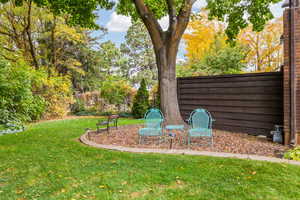 View of yard and garden space