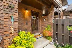 View of property entrance