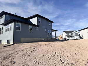 View of back of property