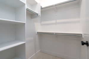 View of spacious closet