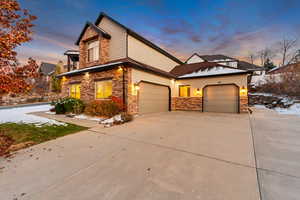 View of craftsman-style home