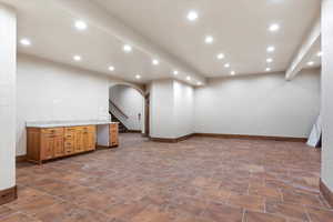 View of basement