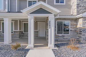 View of entrance to property