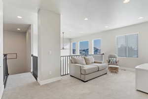 Loft area above main family room