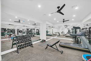 View of gym