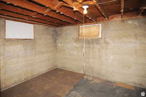 View of basement