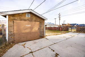 View of outbuilding