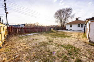 View of yard featuring a patio