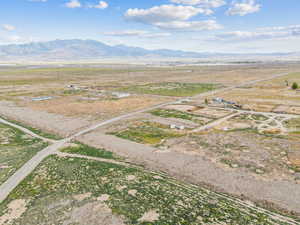 Bird's eye view with a mountain view and a rural view