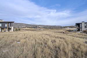 View of mountain feature with a rural view