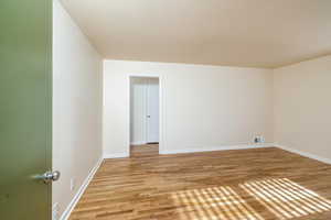 Living room featuring light hardwood / wood-style flooring