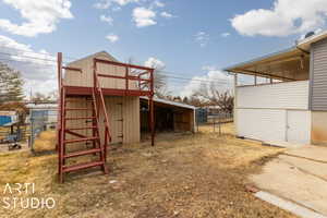 View of outdoor structure