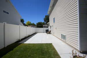 View of yard with RV pad