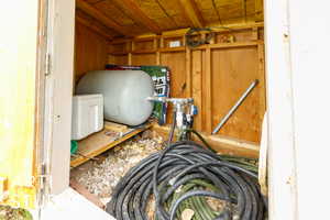 Inside water pump house