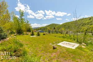 Property view of mountains featuring a rural view