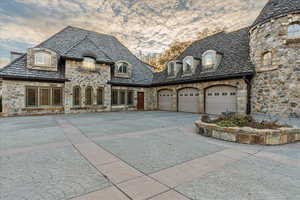 View of french country style house