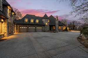 View of french country home