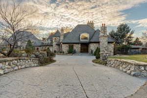 View of french country home