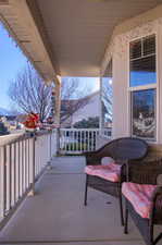 View of patio