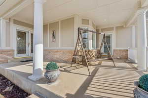 View of patio / terrace featuring a porch