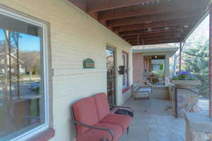 Covered front porch