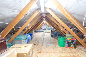 View of attic