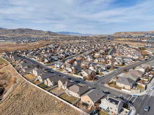 Bird's eye view featuring a mountain view